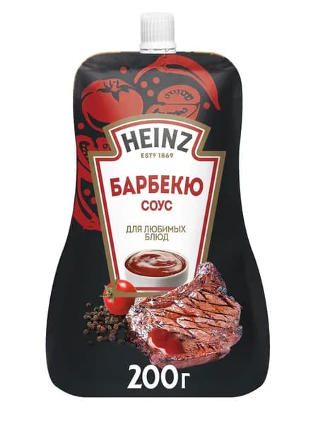 Соус Heinz Барбекю, томатный, 200 г