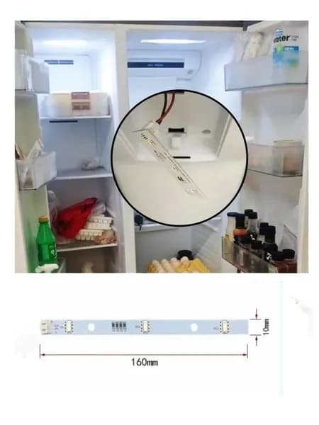 1 шт Модуль подсветки холодильника Gorenje, 160*10 LED, светодиодный, HK1629348