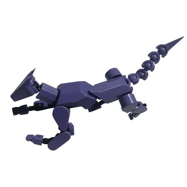 Фигурка Titan 13 Air Bound, многосуставная, подвижная, 3D печать,робот-собака Lucky 13, 1 шт. смерть фиолетовый