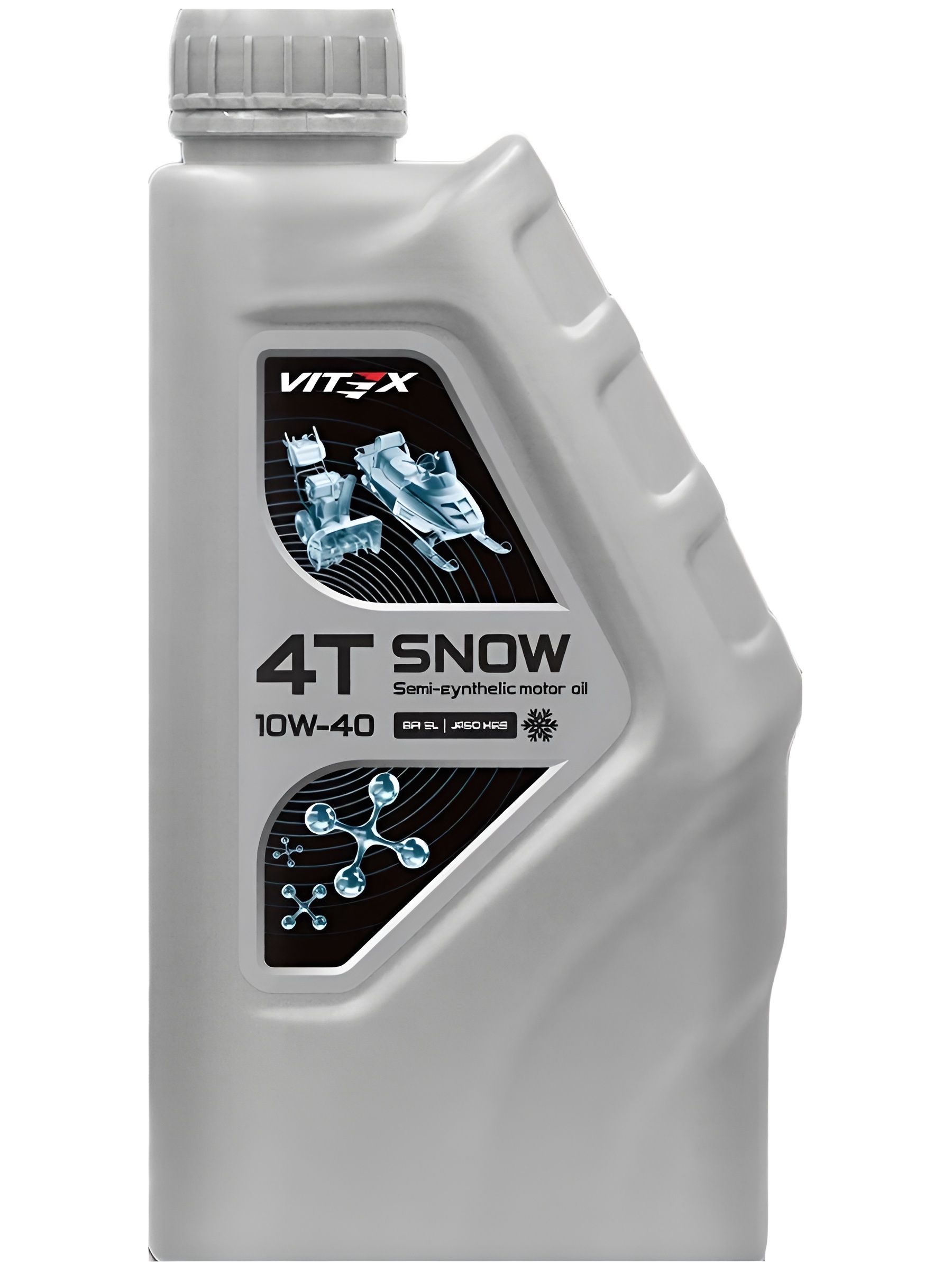 Vitex Snow 4T 10W-40 Масло моторное, Полусинтетическое, 1 л