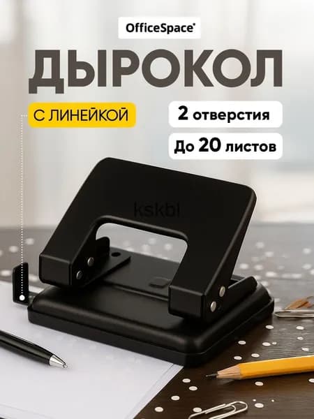 Дырокол 1 шт., до 20 листов