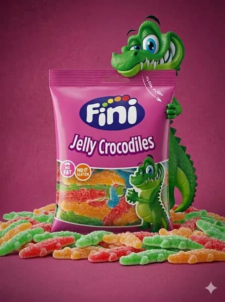 Жевательный мармелад Fini (Фини) Jelly Crocodiles Крокодильчики