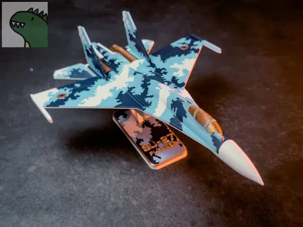 Конструктор самолет СУ-27 (3D принт)