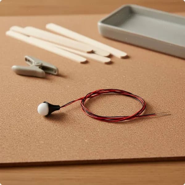Модель лампочки для архитектурных макетов, 1:75, белая