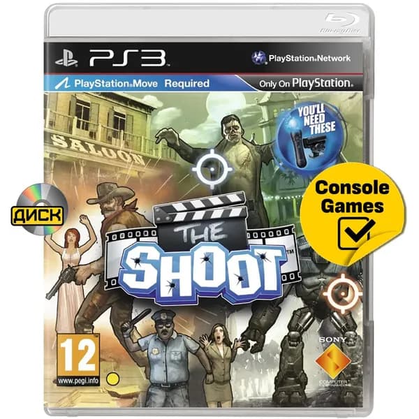 Игра PS3 Снято! (The Shoot) для PlayStation Move (русская версия) (PlayStation 3, Русская версия)