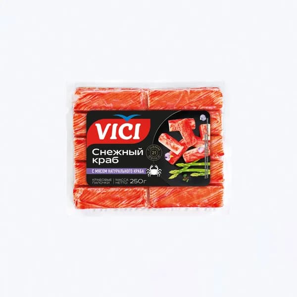 Крабовые палочки с мясом краба 250 г, VICI