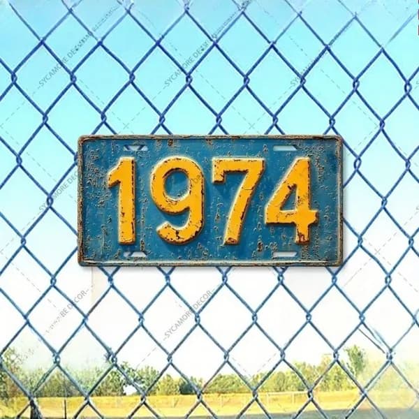 Сувенирный автомобильный номер , металл, 15х30 см.