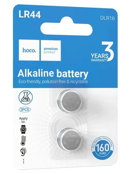 Батарейка Hoco DLR16 LR44 2BL, 3v