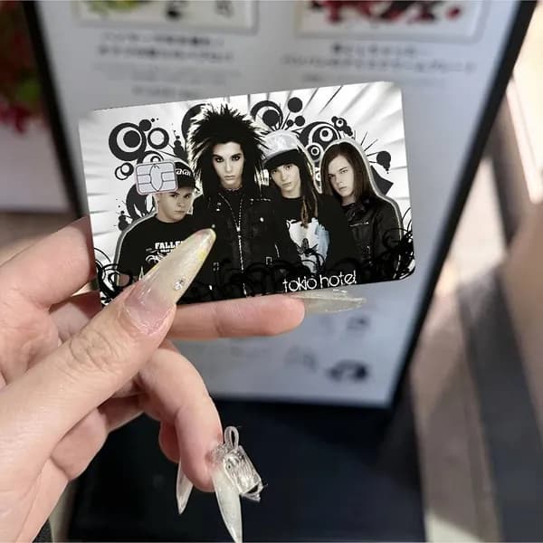 Tokio Hotel Токио Хотел Card Stickers Наклейка для банковской карты