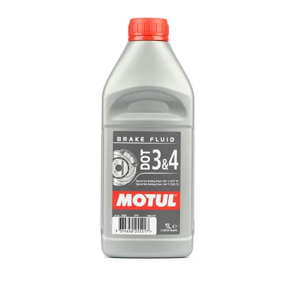 Жидкость тормозная MOTUL DOT 3, DOT 4 1л.