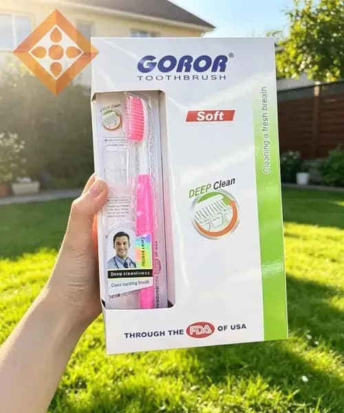 Комплект GOROR: зубная щетка + зубная паста