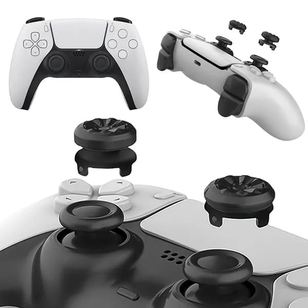 Чёрные накладки на стики для геймпадов PS4 и PS5