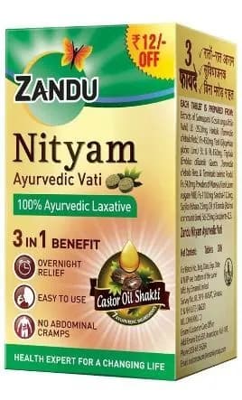 Нитьям Занду (Nityam Tablet Zandu), 30 таблеток