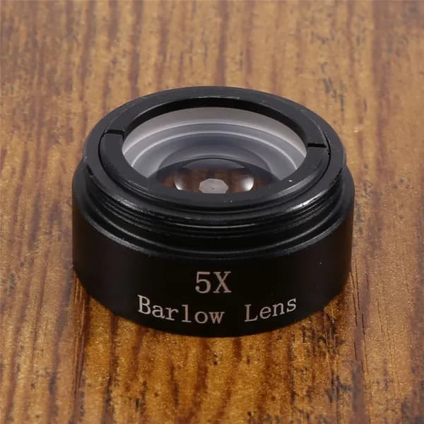 (H U P X) Линза Барлоу 5X совместим с любой резьбы M28X0.6 1,25-дюймовый окуляр телескопа астрономический диагональный удлинитель или адаптер камеры