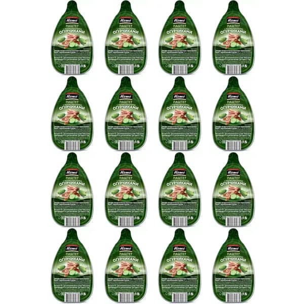 Hame Паштет с маринованными огурчиками, 105 г, 16 шт