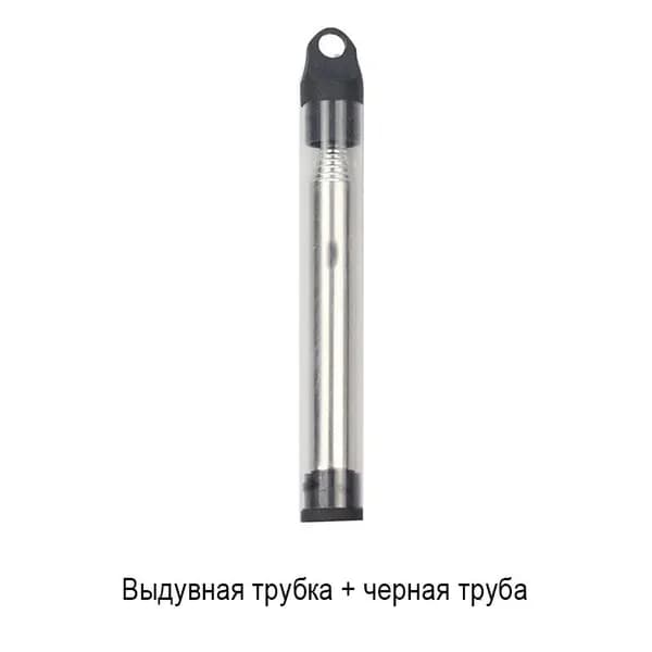 Раздуватель огня телескопический, портативный из нержавеющей стали для пикника, шашлыка и костра