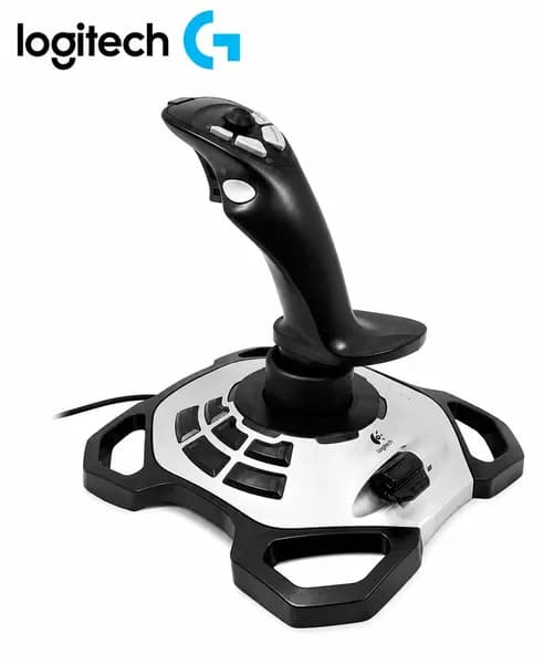 Logitech G Геймпад Extreme 3D, Проводной, черный