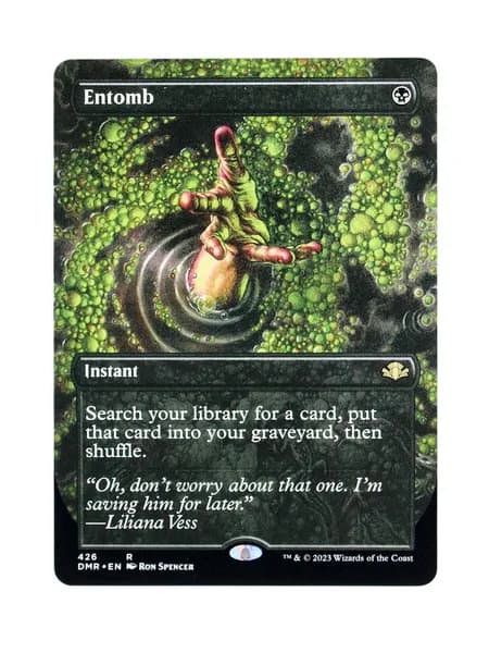 Голографическая (Holo) прокси-карта TCG/MTG Proxy: Entomb #426