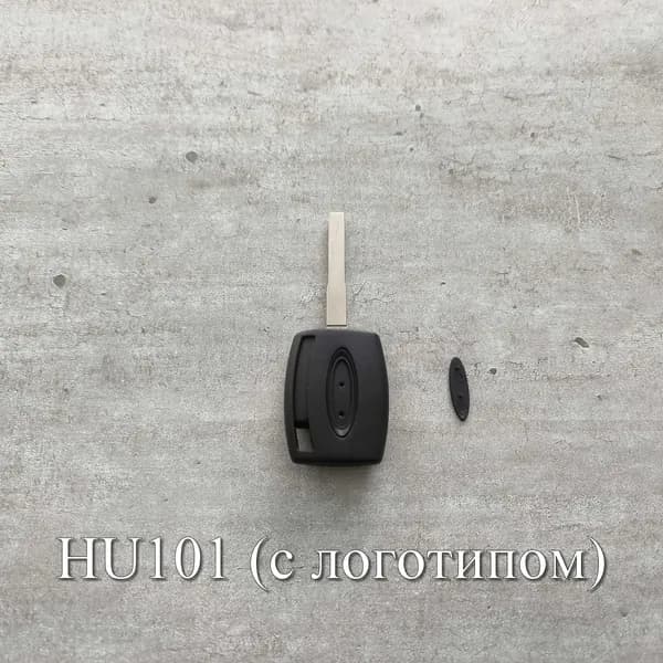 Заготовка ключа (болванка) с местом под чип (профиль HU101, 1 шт)