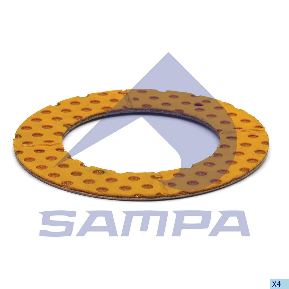 Шайба 42*67*2;2VNT, шкворня Sampa 105.314
