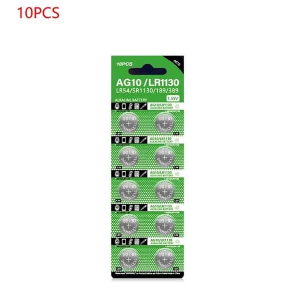 10шт Батарейки lr54 AG10 LR1130 алкалиновые 1.5V