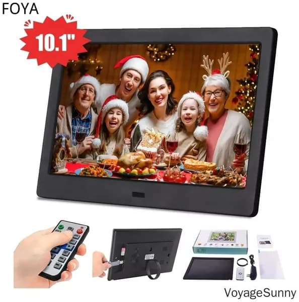 10,1-дюймовая цифровая фоторамка с MP3/4 плеером и LED-экраном