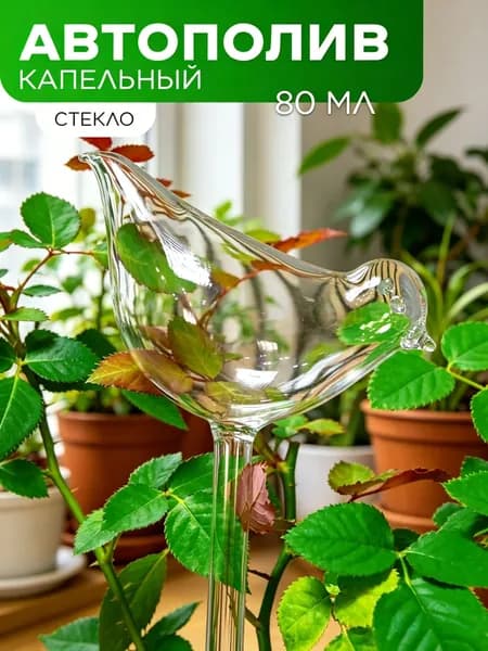 Вазон 0.08 л, 26 см, 1 шт, цвет прозрачный