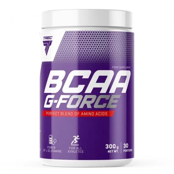 Trec Nutrition BCAA G-FORCE 300g (Апельсин) Аминокислотная добавка для роста мышц и восстановления