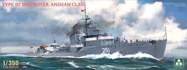 6018 1/350 ВМС ПЛА Тип 07 эсминец AnShan сборная модель корабля