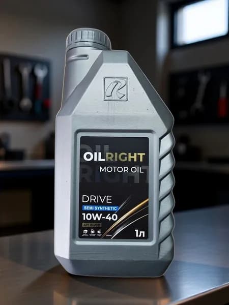 OILRIGHT 10W-40 Масло моторное, Полусинтетическое, 1 л