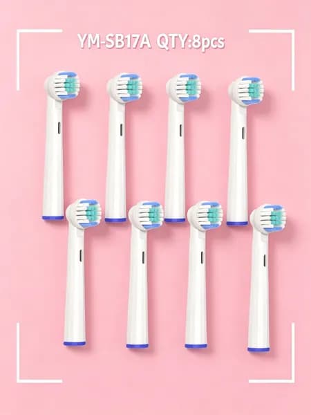 8 шт.Сменные насадки для электрических зубных щеток Oral-B, кроме моделей iO, Sonic и Pulsonic
