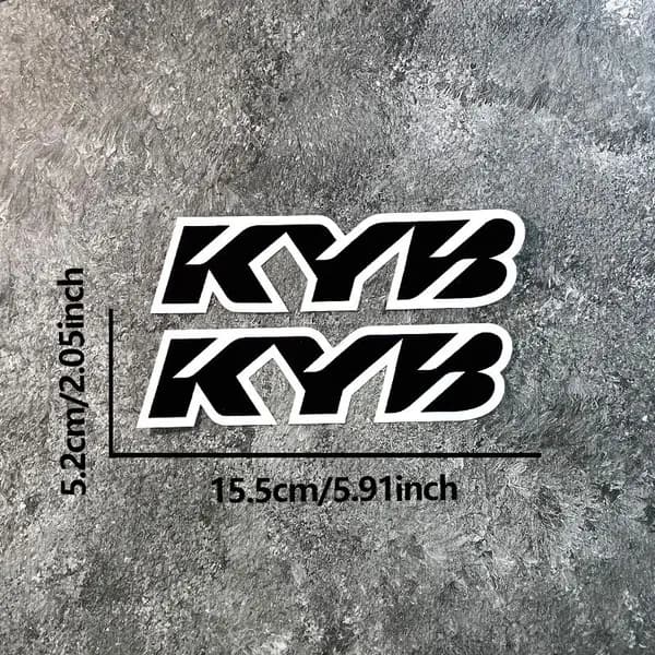 2 шт. наклеек на передние вилки мотоцикла KYB, водонепроницаемые, для мотокросса, защита от солнца, легкие