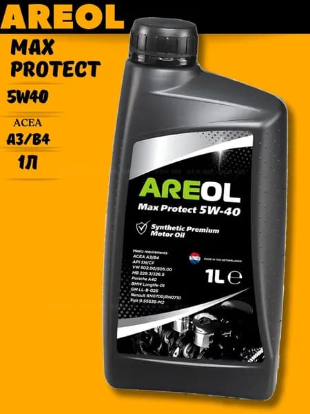 AREOL 5W-40 Масло моторное, Синтетическое, 1 л