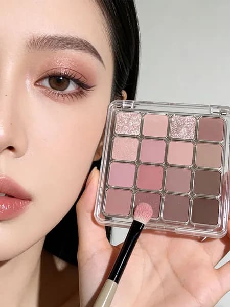 Палитра теней для век Everyday Natural, 16 оттенков перламутровых теней, различные цвета