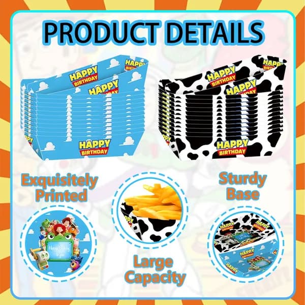 Новая игрушечная коробка для картофеля фри-12шт