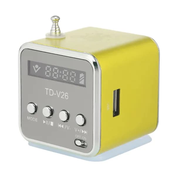 3,5-мм мини-динамик с FM-радио и поддержкой TF/USB для телефона и ноутбука