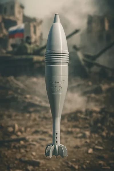 Макет учебный 120-мм минометной мины