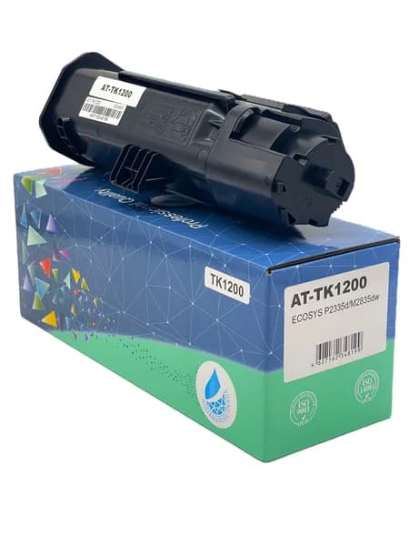 Aquamarine-cartridge Тонер-картридж TK-1200, совместимый, Черный (black), 1 шт