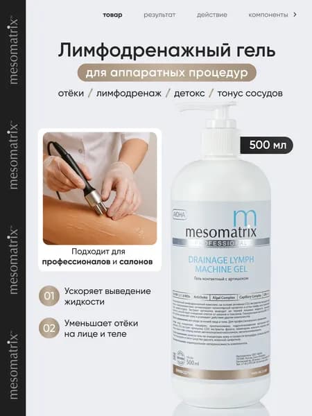Лимфодренажный гель для лица и тела, противоотёчный с артишоком