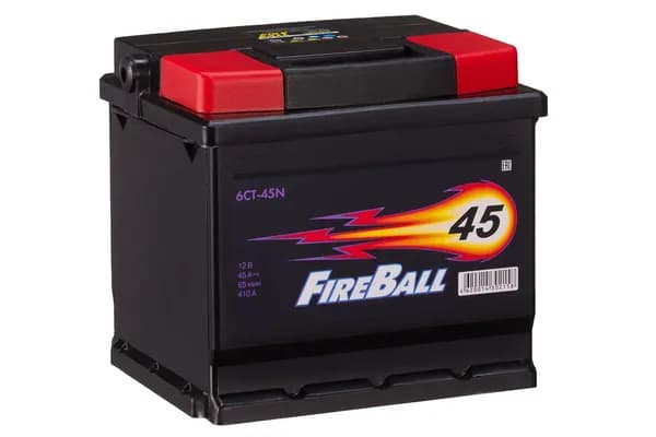 Fire Ball Аккумулятор автомобильный, 45 А•ч, Прямая (+/-) полярность
