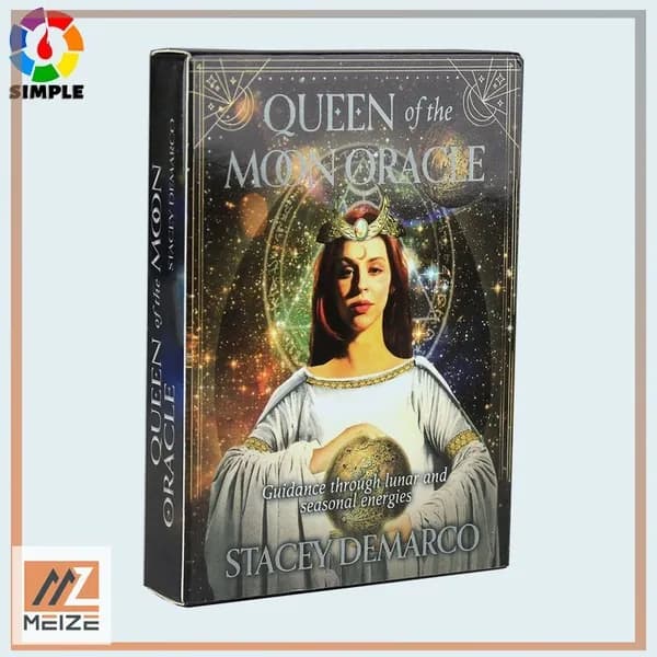 Queen of the Moon Oracle Оракул Королевы Луны, новая колода, запечатанный набор карт Таро.