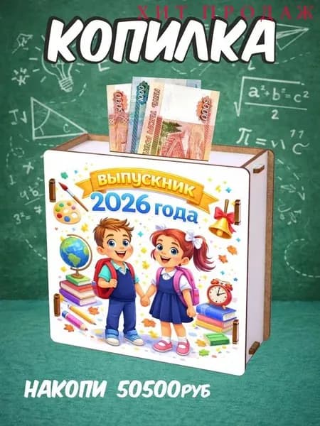 Копилка для денег, 15х15 см, 1 шт