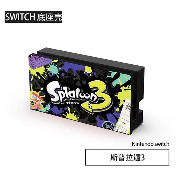 Чехол Sprouton 3 Switch Nintendo с мягким корпусом, защитный с карманом для карт, базовый корпус NS OLED цветного корпуса