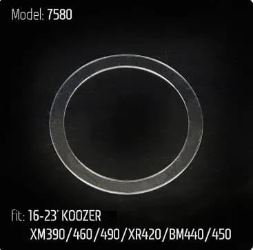 Кольцо прозрачное 7580 барабана задней втулки Koozer XM490, XM490 PRO, 440, 460; код детали: 7580