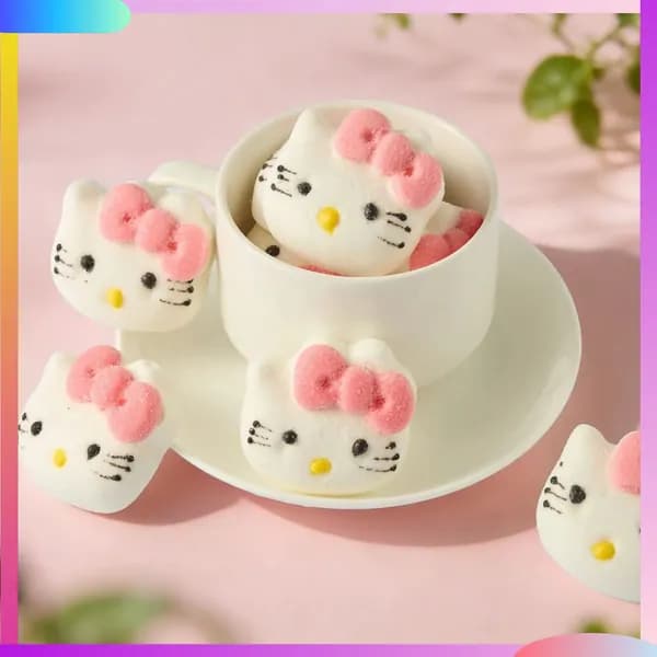 Премиальный набор 3D Маршмеллоу Hello Kitty, 30 штук, для украшения выпечки и детского праздника