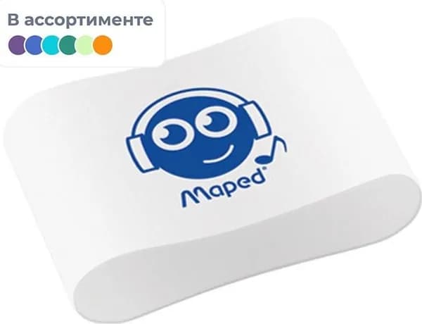 Ластик Maped Essentials Soft из натурального каучука прямоугольный 33.5х21.5х9.9 мм (112911)