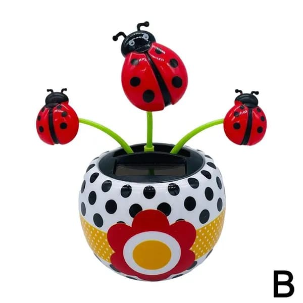 Солнечная игрушка для рабочего стола и автомобиля - Кукла, кивает головой, ABS пластик, для украшения