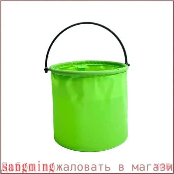 Складное игрушечное ведерко для пляжных игр-розовое