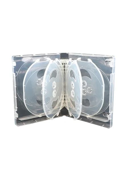 Пластиковый CD-кейс для 10 дисков - белый