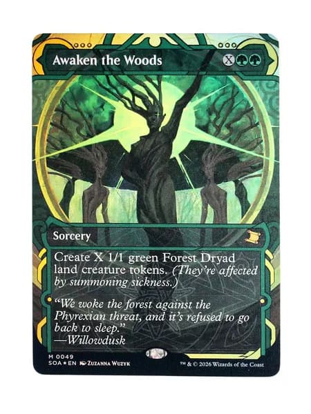 Фольгированная (Foil) прокси-карта TCG/MTG Proxy: Awaken the Woods #049